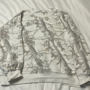 Dairy Boy Woodland Camo Crewneck